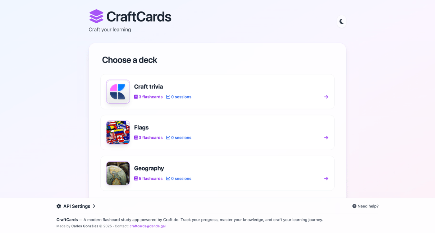 CraftCards