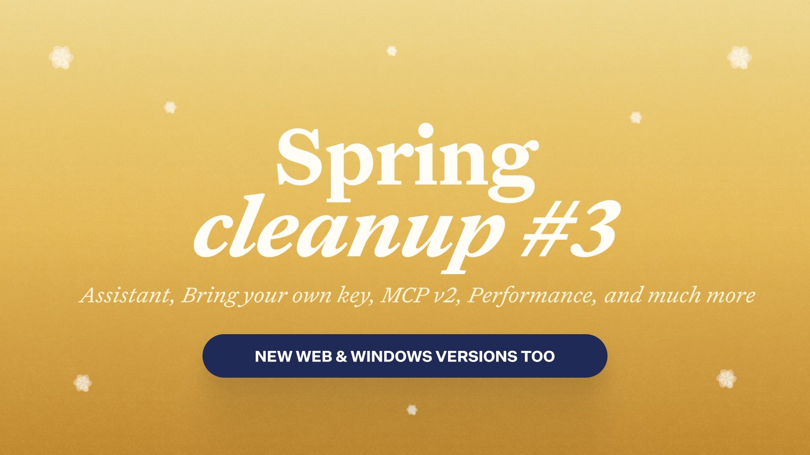 Craft What's New: Craft Update - More Flexible Assistant, Bring Your Own Key, MCP v2, and Performance Improvements
