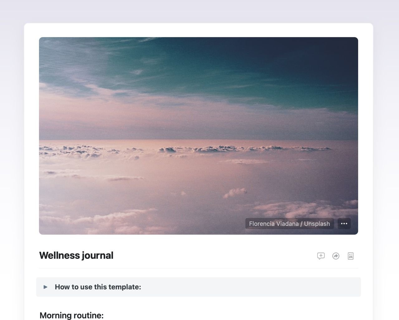 Craft Free Template: Wellness Journal