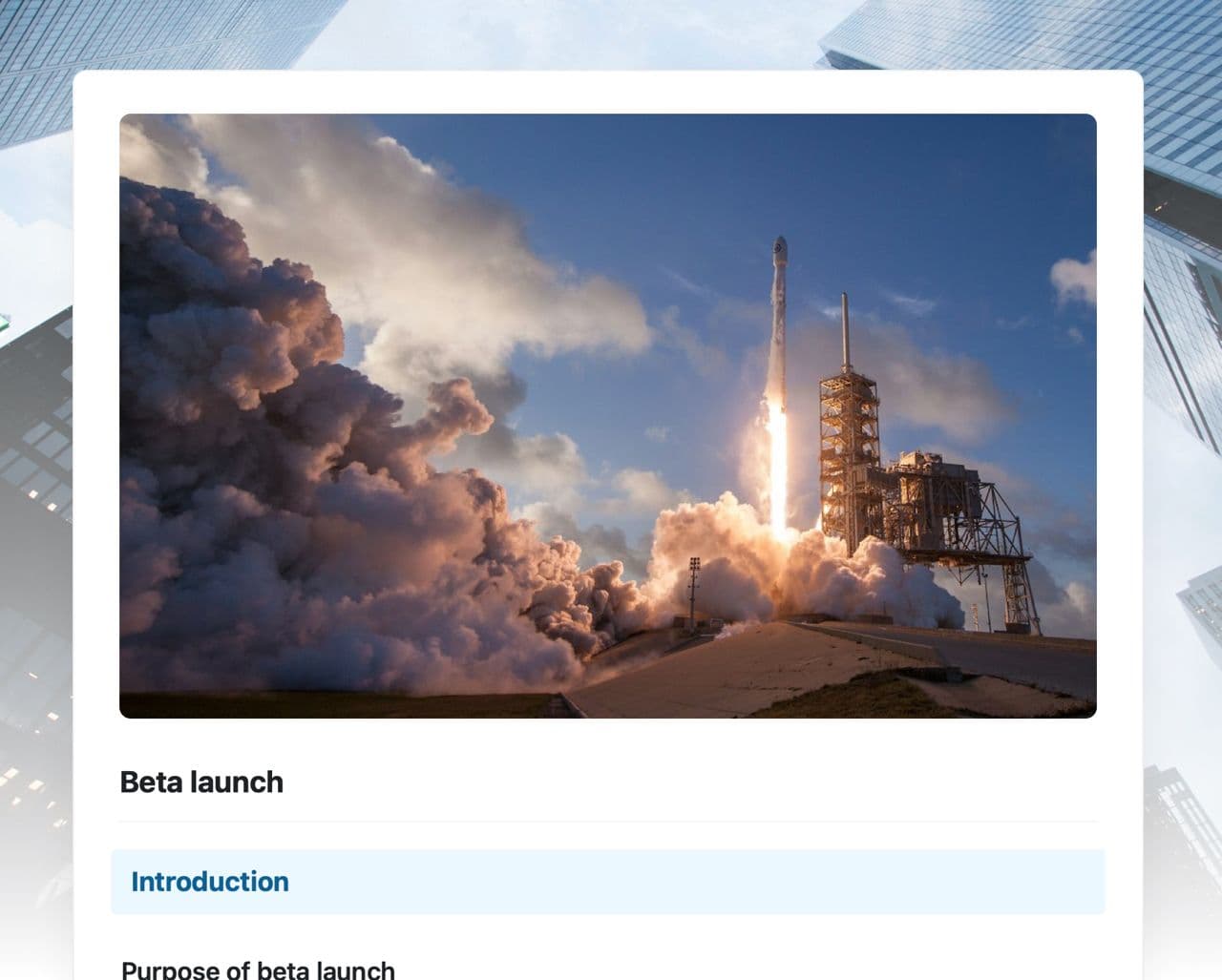 Craft Free Template: Beta launch